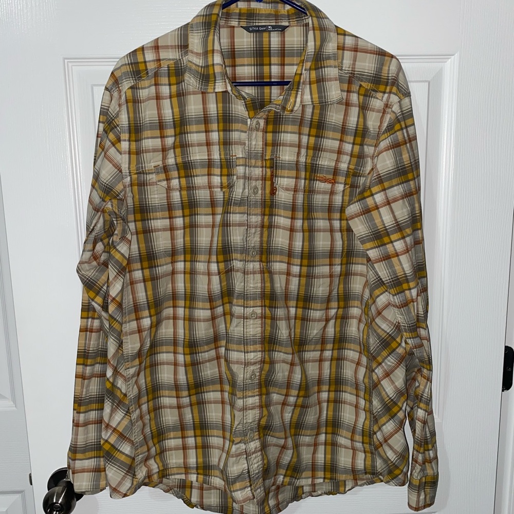 SITKA Gear Plaid Button Up
